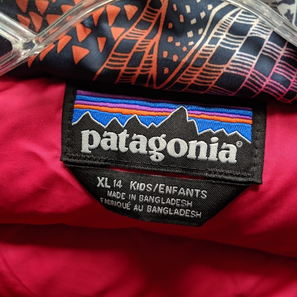 Girls Patagonia Puffer Jacket